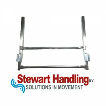 NestaFlex H Frame 376-24FL-W18. 22 7/8"T x 28 1/4"W x 1 1/4". Two Tabs, One Hole Each. Two Horizontal Bars.